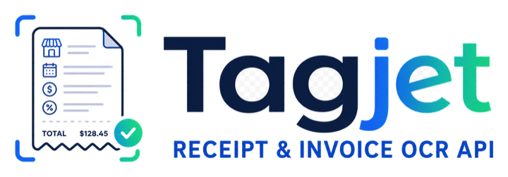 Tagjet — Receipt & Invoice OCR API